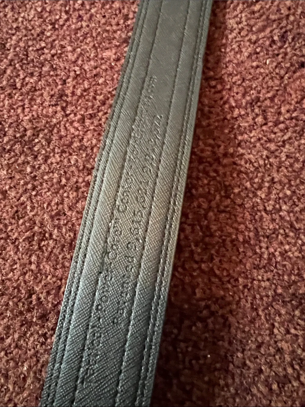 Kore Black Tactical Webbing Belt with Subtle Embossing
